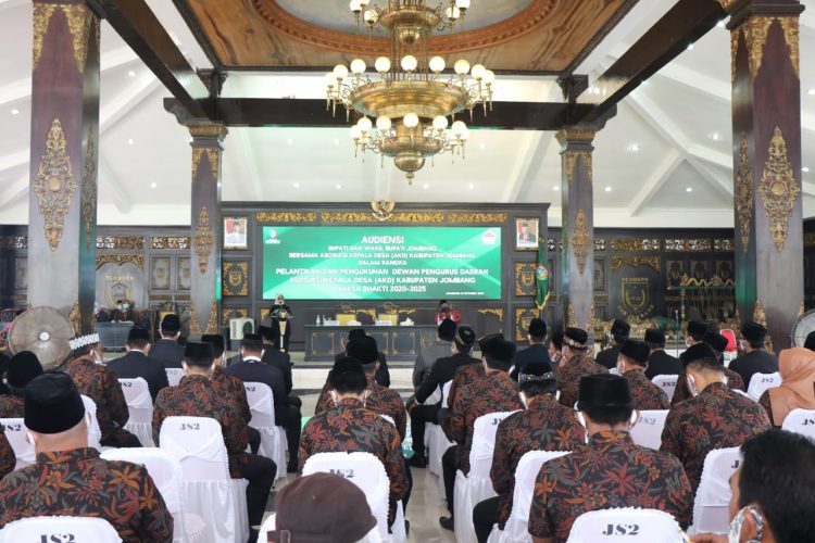 Bupati Jombang Kukuhkan DPD AKD Jombang Periode 2020 -2025