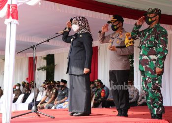 Bupati Jombang Pimpin Apel Kesiapsiagaan Penanggulangan Bencana