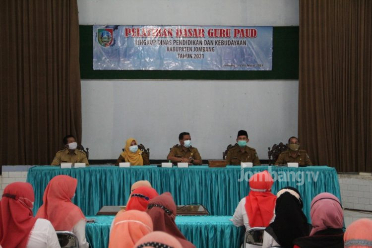 Tingkatkan Mutu Kualitas Guru Paud Disdikbud Jombang Gelar Pelatihan Dasar