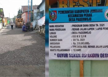 Dinilai Tak Transparan, Warga Desa Pagerwojo Pertanyakan Anggaran DD