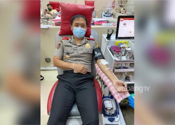 Kompol Wahyu : Donor Darah untuk Peduli Sesama di Masa Pandemi Covid-19
