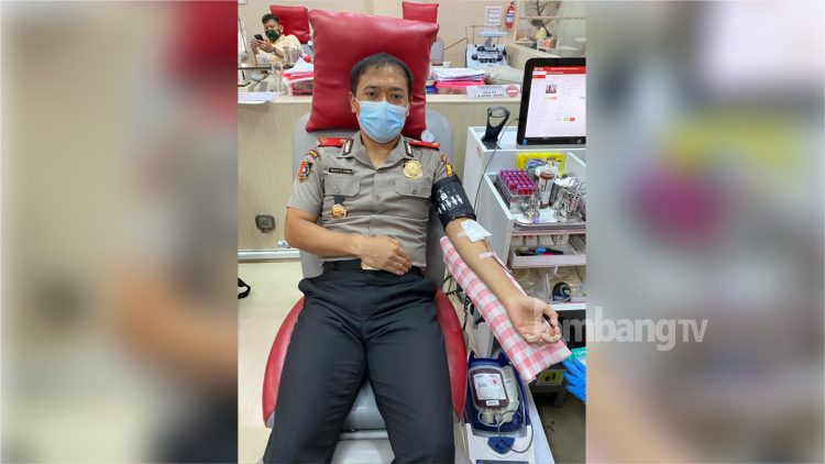 Kompol Wahyu : Donor Darah untuk Peduli Sesama di Masa Pandemi Covid-19