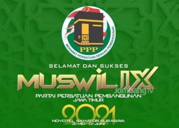 Begini Sistem Yang Digelar Dalam Muswil IX PPP Jatim