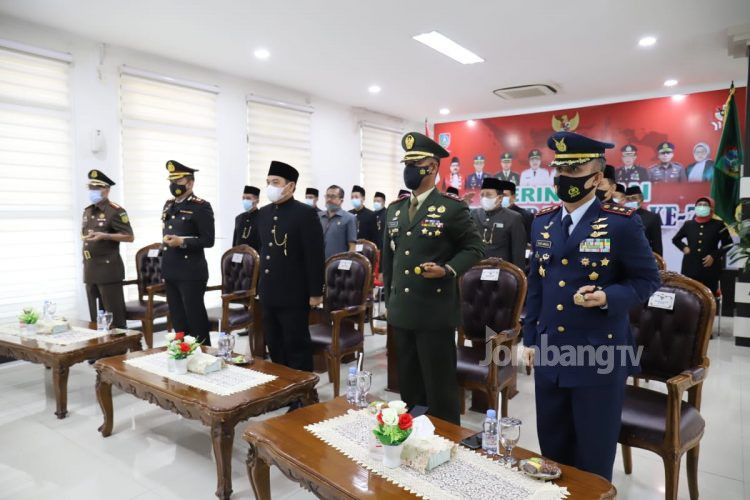 Pemkab Jombang Ikuti Upacara Harla Pancasila Secara Virtual