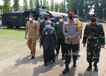 Antisipasi Bencana Pemkab Jombang Apel Gelar Pasukan dan Peralatan