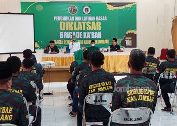 Cetak Kader Militan, Brigade Ka’bah Jombang Gelar Diklatsar