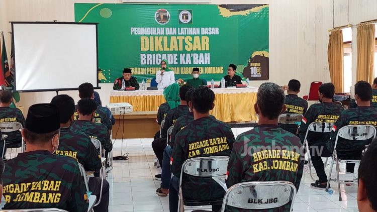 Cetak Kader Militan, Brigade Ka’bah Jombang Gelar Diklatsar