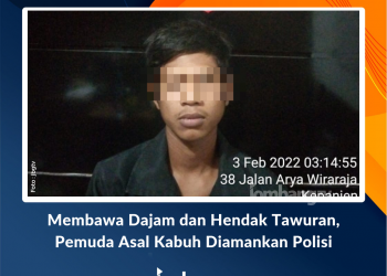 Membawa Sajam untuk Tawuran, Pemuda Asal Kabuh Diamankan Polisi
