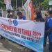 Unjukrasa Buruh di Kantor Disnaker Jombang Tuntut Permenaker 2 tahun 2022 Dicabut