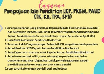Via Online Mudah dan Cepat Pengajuan Izin Mendirikan dan Operasional PAUD