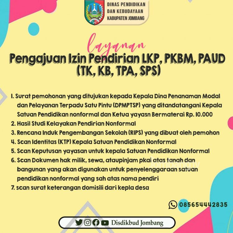 Via Online Mudah dan Cepat Pengajuan Izin Mendirikan dan Operasional PAUD