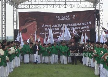 Show of Force Sahabat Ganjar Gelar Apel Akbar di Jawa Timur
