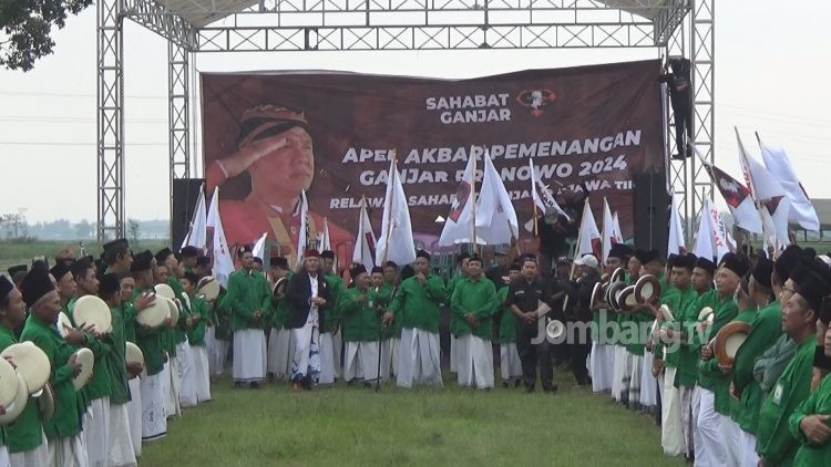 Show of Force Sahabat Ganjar Gelar Apel Akbar di Jawa Timur