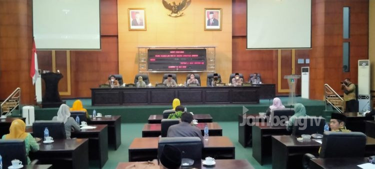 DPRD Jombang Kebut Pembahasan Dua Raperda Penyertaan Modal