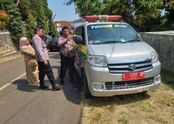 ODGJ Bawa Kabur Ambulan Siaga Desa Pulosari