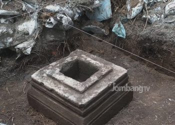 Arkeolog Temukan Batu Umpak di Situs Mbah Blawu