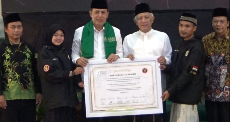 BNPT dan Para Pengasuh Pesantren Deklarasi Toleransi Dalam Berbangsa