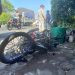Tergelincir, Pengendara Sepeda Motor Terlindas Truk