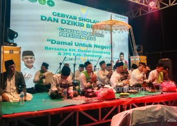Santri Dukung Ganjar  Gelar Sholawat dan Dzikir Untuk Negeri