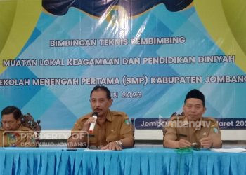 Tingkatkan Kompetensi, Ini Pesan Disdikbud Jombang Pada Pembimbing Mulok