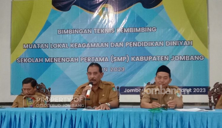 Tingkatkan Kompetensi, Ini Pesan Disdikbud Jombang Pada Pembimbing Mulok