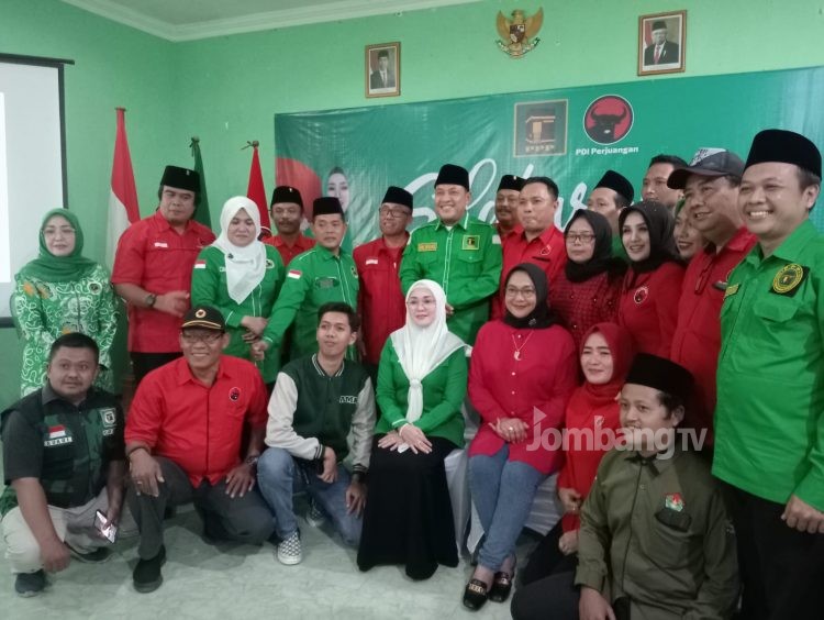 Konsolidasi Hingga Tingkat Daerah, PPP dan PDIP Jombang Gelar Silaturahim