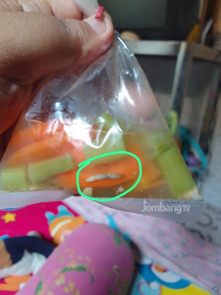 Hiii…. Ada Belatung di Makanan Penambah Gizi Stunting