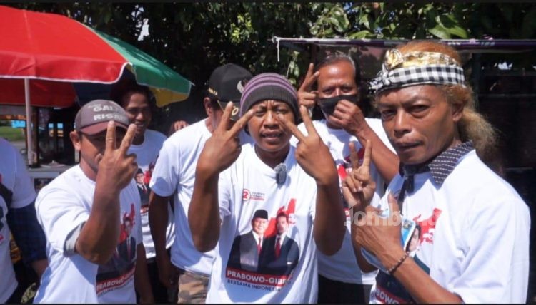 Paguyuban UMKM dan Abang Bakso Ikut Deklarasi Kemenangan Prabowo-Gibran Satu Putaran.