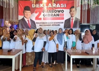Puluhan Kader Kesehatan Deklarasi Dukung Prabowo – Gibran 