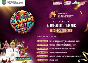 Sambut Hari Jadi Jombang dan Hari Santri Nasional, Pemkab Jombang Gelar Jombang Fest 2024.
