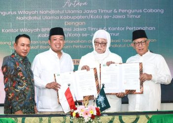 Kanwil BPN Jawa Timur Kerjasama dengan PWNU untuk Percepatan Sertipikasi Tanah Milik NU
