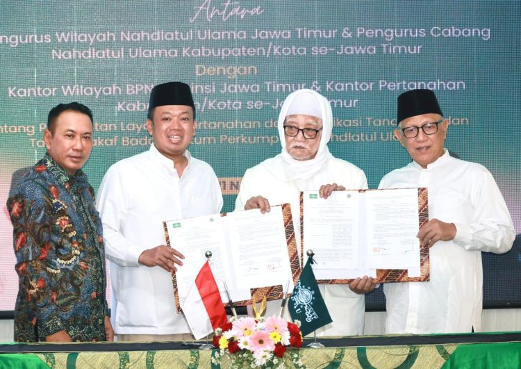 Kanwil BPN Jawa Timur Kerjasama dengan PWNU untuk Percepatan Sertipikasi Tanah Milik NU