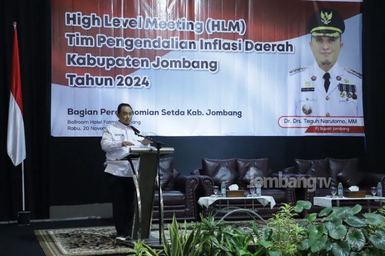 Komitmen Kendali Invlasi, Pemkab Jombang Selenggarakan High Level Meeting TPID