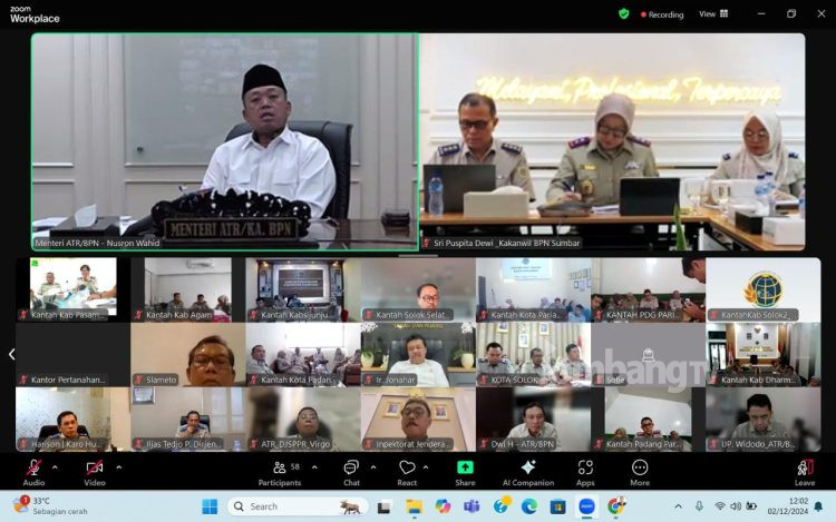 Menteri Nusron Tekankan Perbaikan dalam Pelayanan Publik