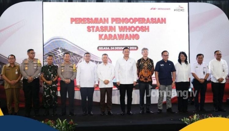 Wamen Ossy Hadiri Peresmian Stasiun Whoosh Karawang