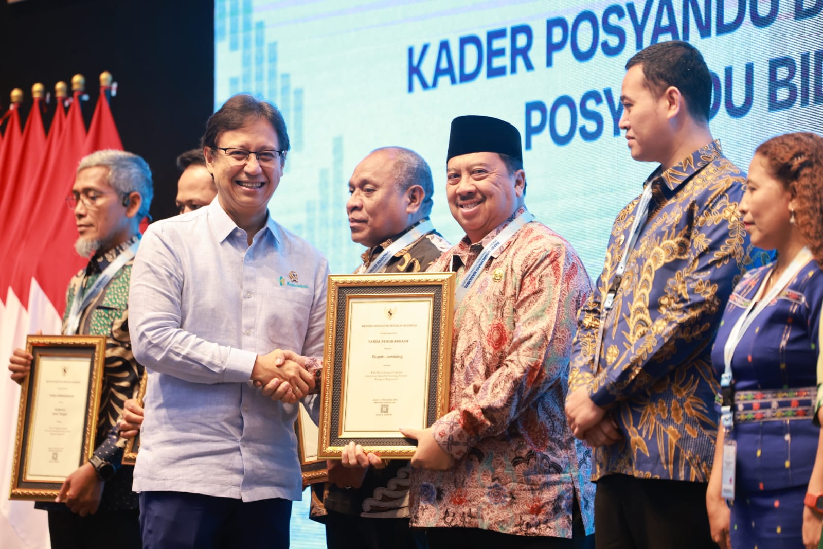 Bupati Jombang Raih Apresiasi Nasional atas Perjuangan Turunkan Stunting