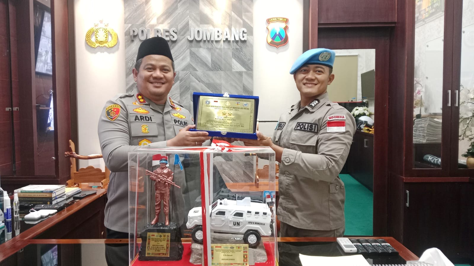 Anggotanya Jadi Pasukan Perdamaian PBB, Kapolres Jombang Mengaku Bangga