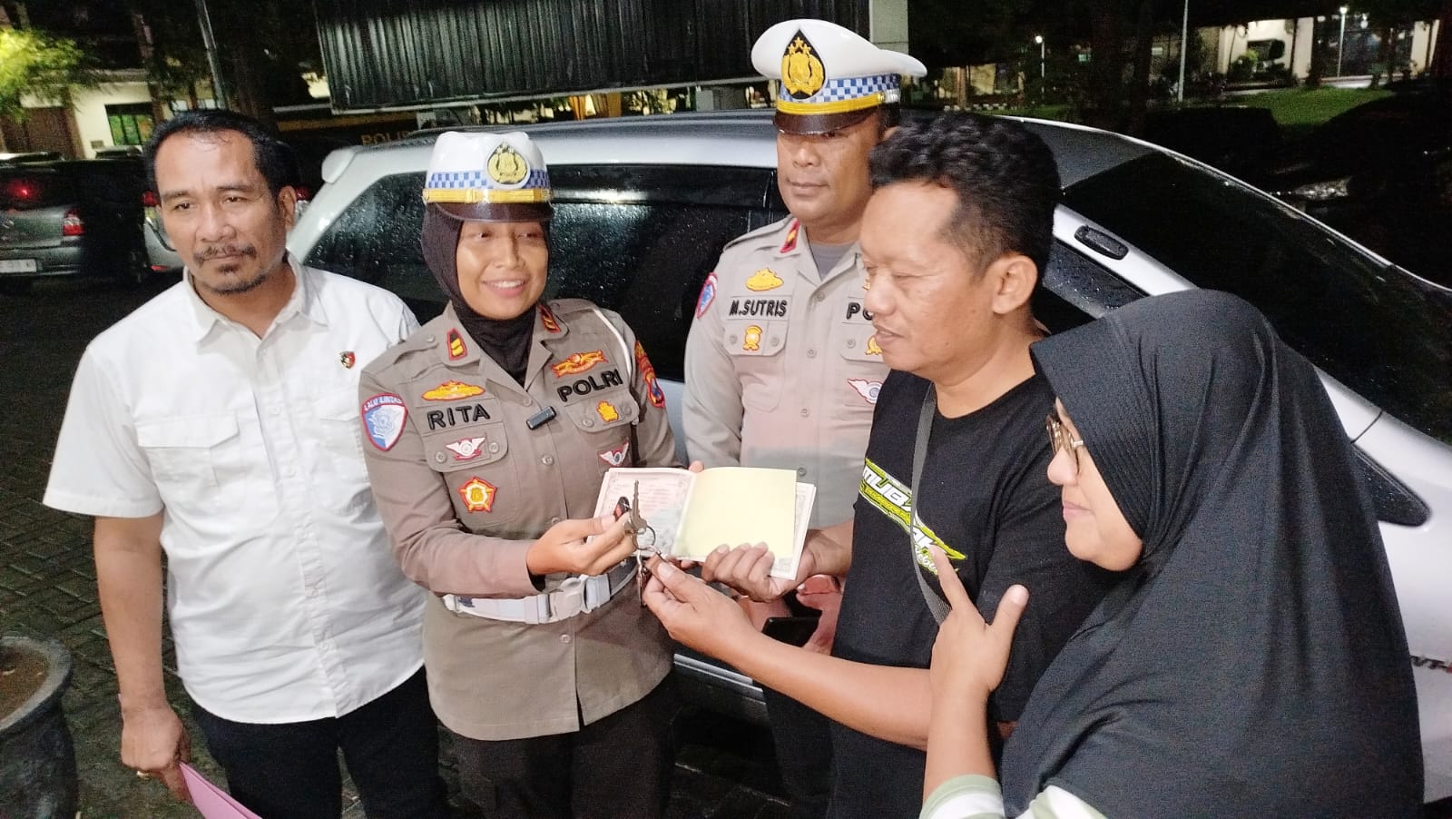 Polisi di Jombang Amankan Mobil Dugaan Kasus Penggelapan saat Patroli