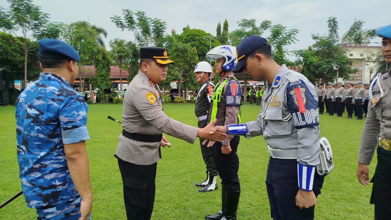Jelang Nataru, Ratusan Personel Gabungan di Jombang Siaga dalam Operasi Lilin Semeru 2025