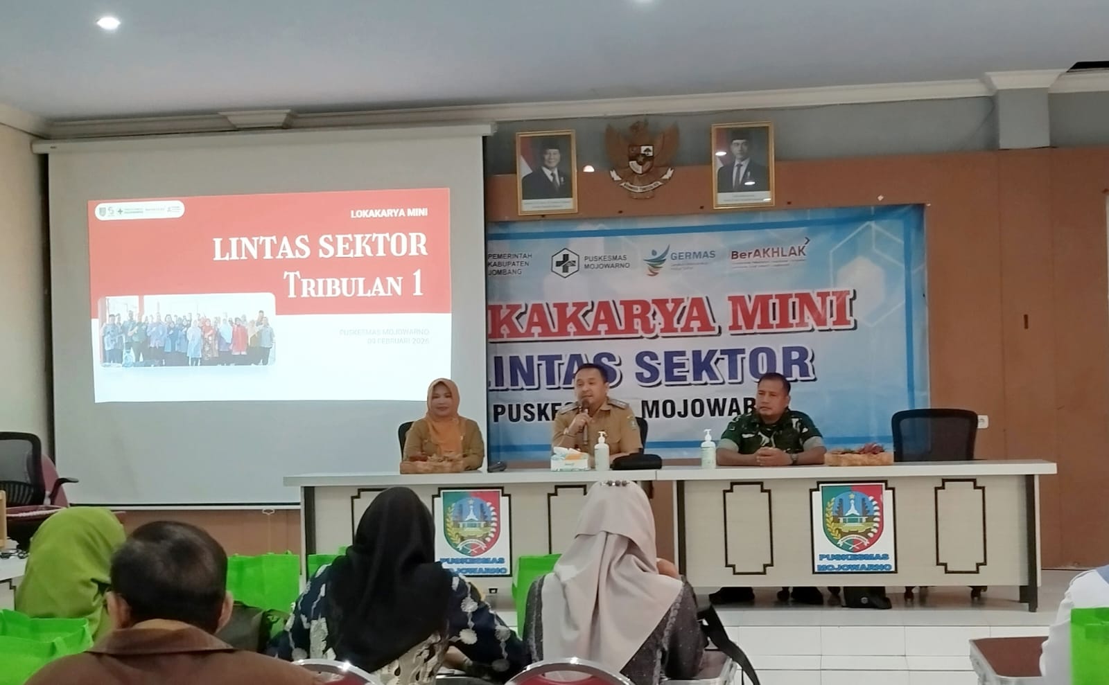 Puskesmas Mojowarno Gelar Lokakarya Mini Lintas Sektor, Sejumlah Penghargaan Diraih