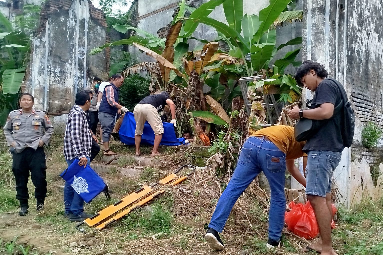 Geger! Penemuan Jenazah Ibu dan Anak di Bekas Aspol Ploso Jombang, Kondisi Mengenaskan