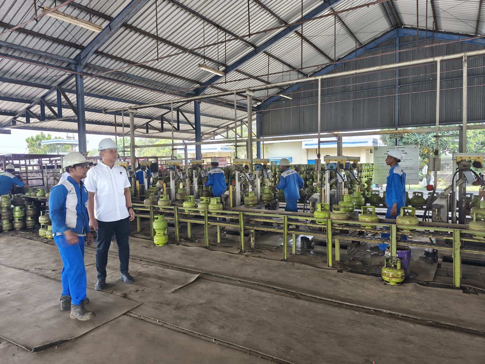 Antisipasi Kelangkaan, Polres Jombang Pantau Stok LPG 3 Kg di SPBE Gudo