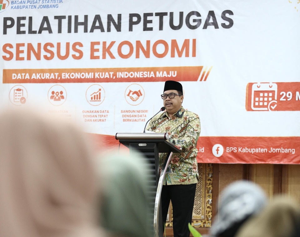 Bupati Warsubi Buka Pelatihan Petugas Sensus Ekonomi 2026, Tekankan Pentingnya Data Akurat